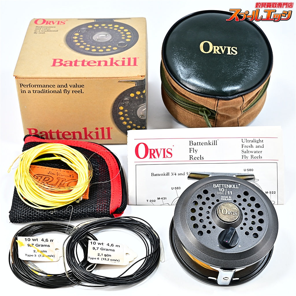 【オービス】 バテンキル バテンギル ディスク 10/11 フライリール 両巻 ORVIS BATTENKILL DISK