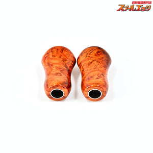 【プレトリー】 スモールゴォドノブ 花梨 艶有 シマノAタイプ/ダイワSタイプ適合 2個セット Pletry CUSTOM WOOD KNOB