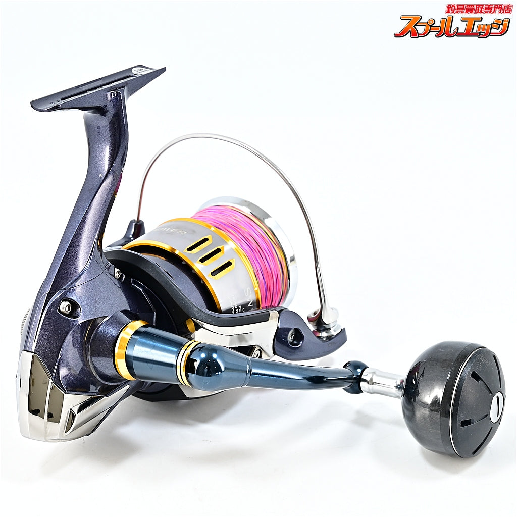 【シマノ】 15ツインパワー SW8000PG PEラインXブレイド オムニウム4号300m装着 SHIMANO TWIN POWER