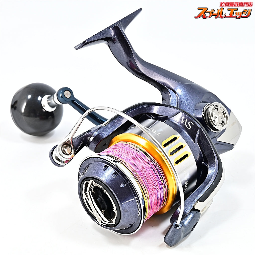 【シマノ】 15ツインパワー SW8000PG PEラインXブレイド オムニウム4号300m装着 SHIMANO TWIN POWER