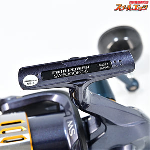 【シマノ】 15ツインパワー SW8000PG PEラインXブレイド オムニウム4号300m装着 SHIMANO TWIN POWER