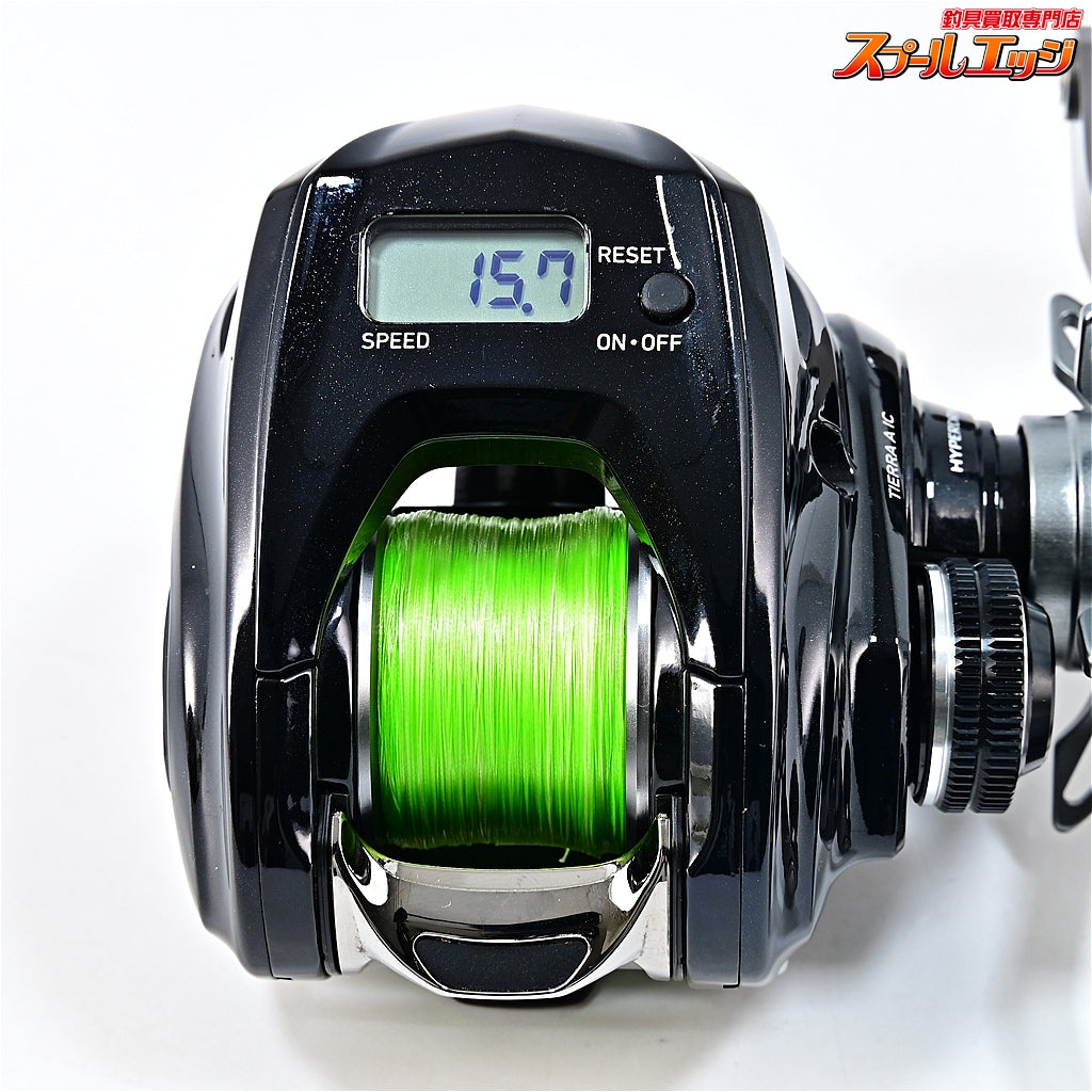 【ダイワ】 21ティエラ A IC 150H-DH SLPW ESD100mmクランクハンドル&RCSパワーライトノブS&SCL MC54スタードラグ装着 DAIWA TIERRA