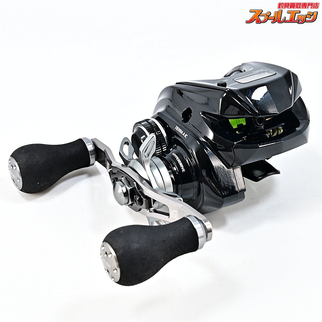 【ダイワ】 21ティエラ A IC 150H-DH SLPW ESD100mmクランクハンドル&RCSパワーライトノブS&SCL MC54スタードラグ装着 DAIWA TIERRA