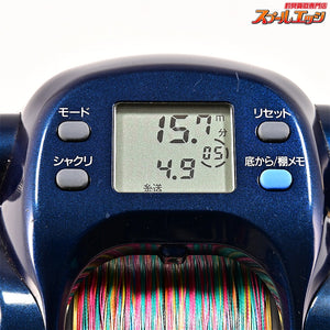 【ダイワ】 タナコン ブル 750 使用距離61.6km 使用120時間 アイズファクトリーアルミラウンドノブ装着 DAIWA TANACOM BULL