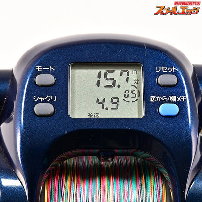 【ダイワ】 タナコン ブル 750 使用距離61.6km 使用120時間 アイズファクトリーアルミラウンドノブ装着 DAIWA TANACOM BULL