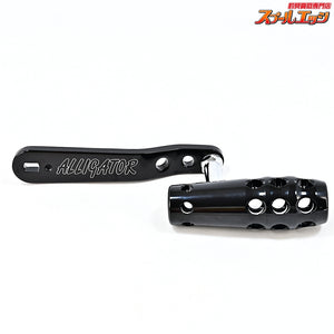 【アリゲーター】 純正オフセットパワーハンドル 105mm ブラック ALLIGATOR BATTLE OFF-SET HANDLE