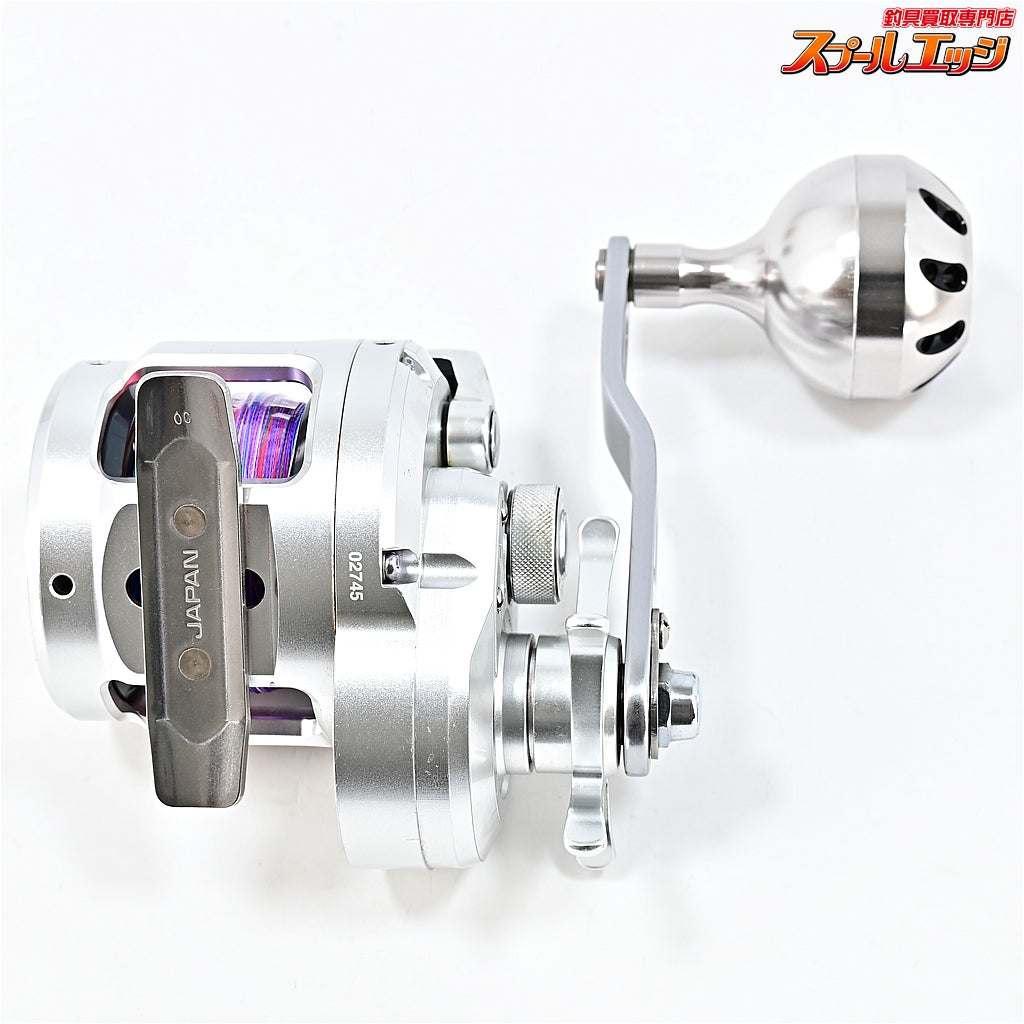 【シマノ】 11オシアジガー 1500HG 85mmカスタムハンドル&ゴメクサス40mmハンドルノブ装着 SHIMANO OCEA JIGGER