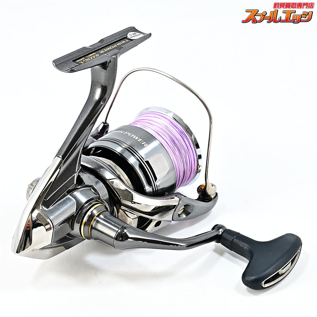 【シマノ】 24ツインパワー 4000XG ゴメクサスカスタムラインローラー装着 SHIMANO TWIN POWER