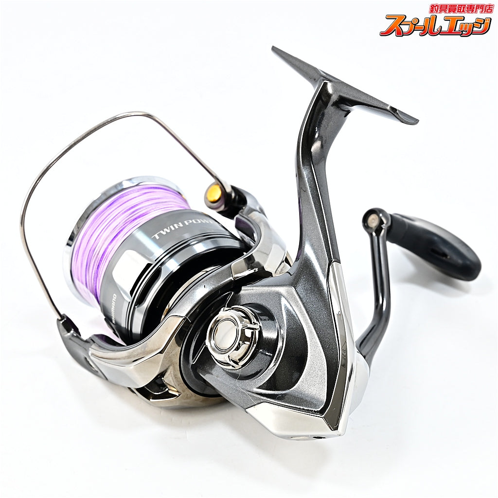 【シマノ】 24ツインパワー 4000XG ゴメクサスカスタムラインローラー装着 SHIMANO TWIN POWER