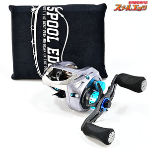 【ダイワ】 SS SV 103L KTFカーボンスタードラグ&カラーパーツ&80mmカスタムカーボンハンドル装着 DAIWA SS SV