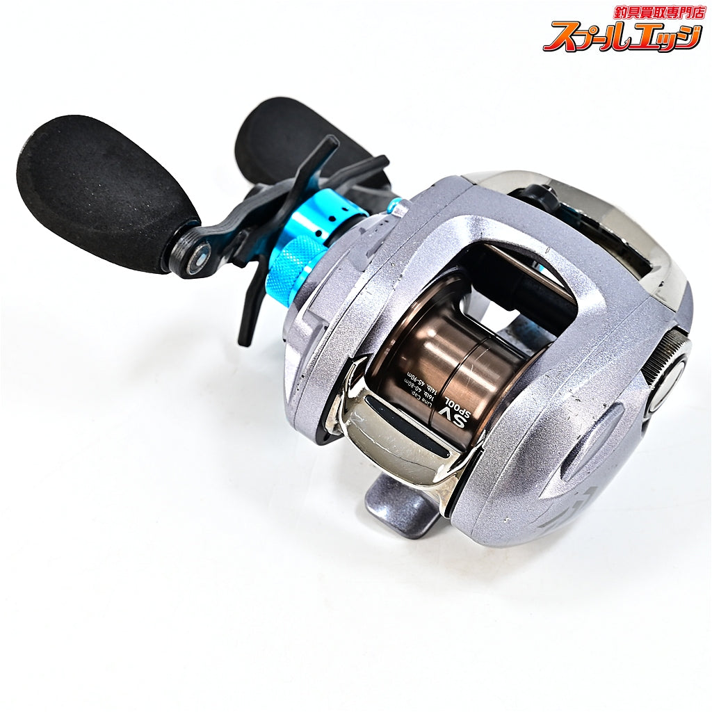 【ダイワ】 SS SV 103L KTFカーボンスタードラグ&カラーパーツ&80mmカスタムカーボンハンドル装着 DAIWA SS SV