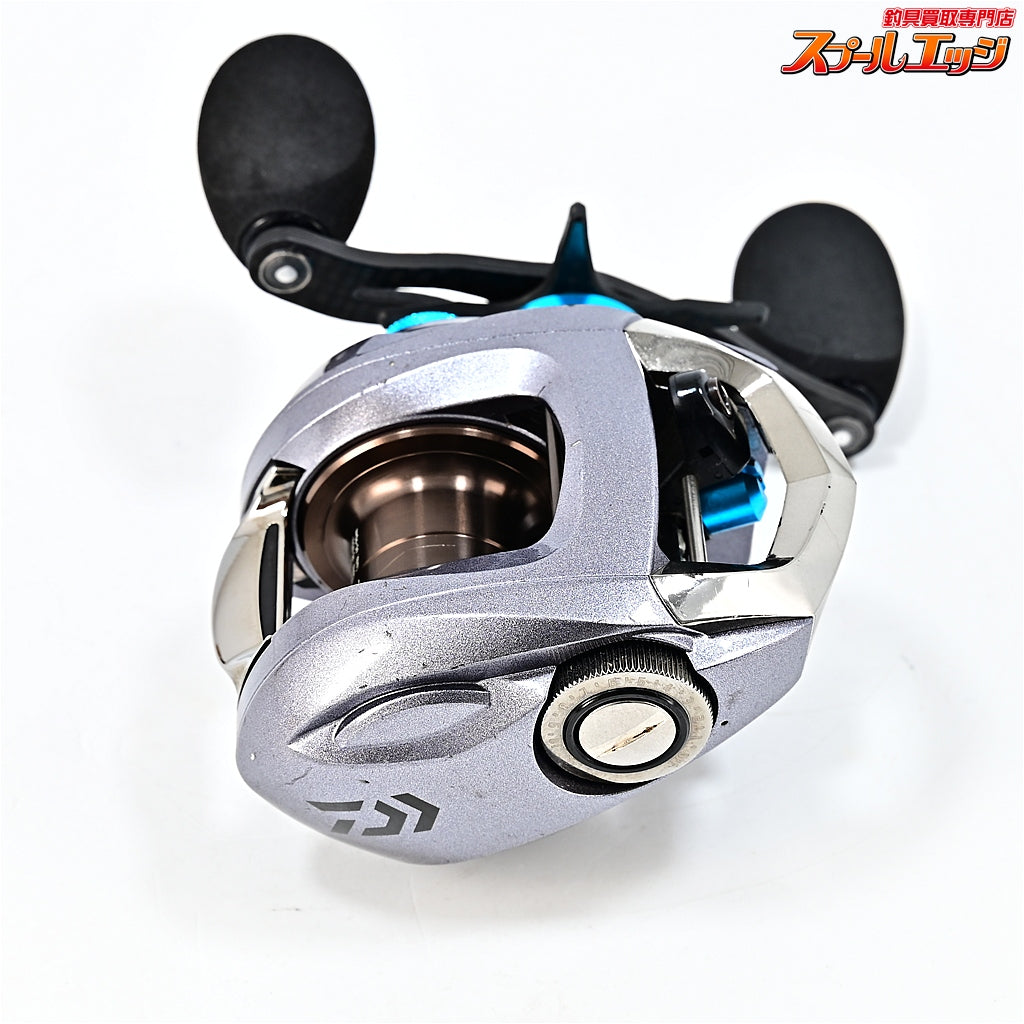 【ダイワ】 SS SV 103L KTFカーボンスタードラグ&カラーパーツ&80mmカスタムカーボンハンドル装着 DAIWA SS SV