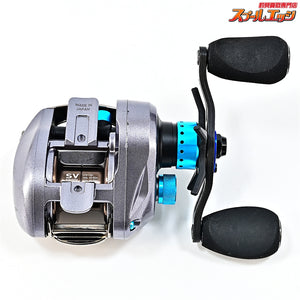【ダイワ】 SS SV 103L KTFカーボンスタードラグ&カラーパーツ&80mmカスタムカーボンハンドル装着 DAIWA SS SV