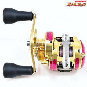 【シマノ】 18オシアコンクエスト CT 300HG 23カルカッタコンクエストMD 102mm純正ロングハンドル&ワーニーズデカール装着 SHIMANO OCEA CONQUEST