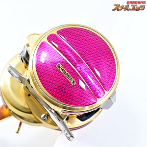 【シマノ】 15オシアコンクエスト 300HG 23カルカッタコンクエストMD 102mm純正ロングハンドル&ワーニーズ デカール装着 SHIMANO OCEA CONQUEST