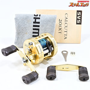 【シマノ】 94カルカッタ 200XT 80mmロングハンドル装着 純正70mmハンドル付 SHIMANO CALCUTTA