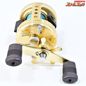 【シマノ】 94カルカッタ 200XT 80mmロングハンドル装着 純正70mmハンドル付 SHIMANO CALCUTTA