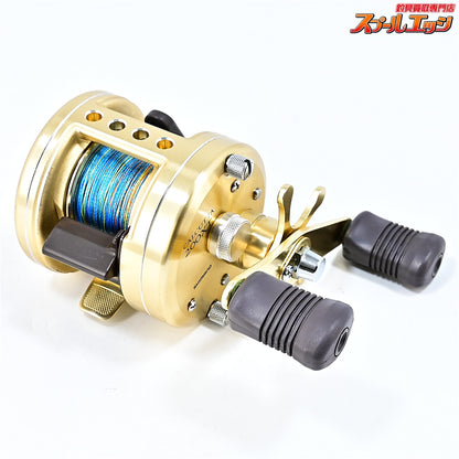 【シマノ】 94カルカッタ 200XT 80mmロングハンドル装着 純正70mmハンドル付 SHIMANO CALCUTTA
