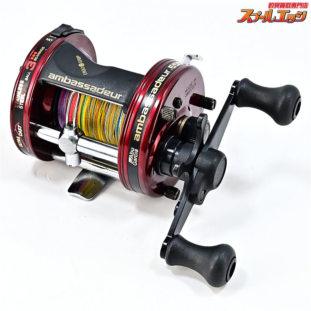 【アブガルシア】 アンバサダー 6501-C3 ウルトラキャスト バーガンディ FN.010104 左ハンドル Abu Garcia Ambassadeur