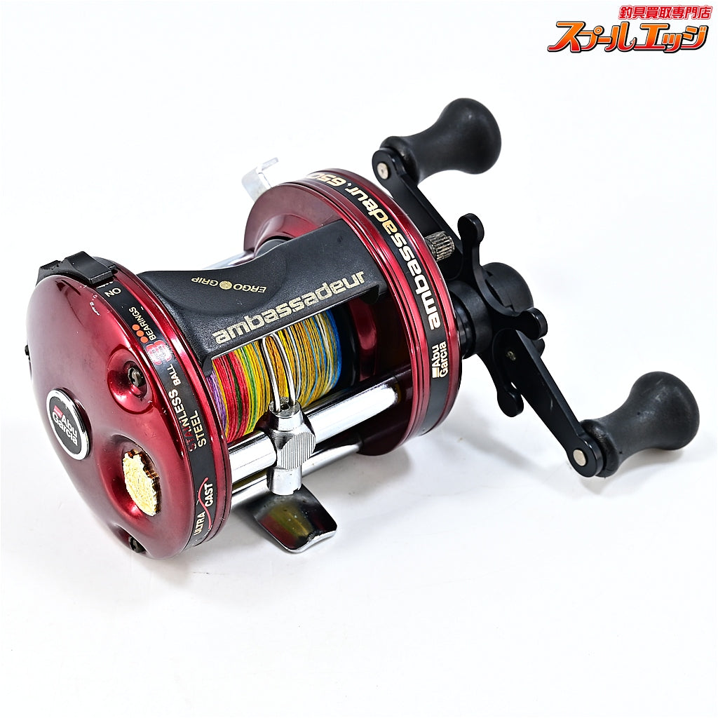 【アブガルシア】 アンバサダー 6501-C3 ウルトラキャスト バーガンディ FN.010104 左ハンドル Abu Garcia Ambassadeur