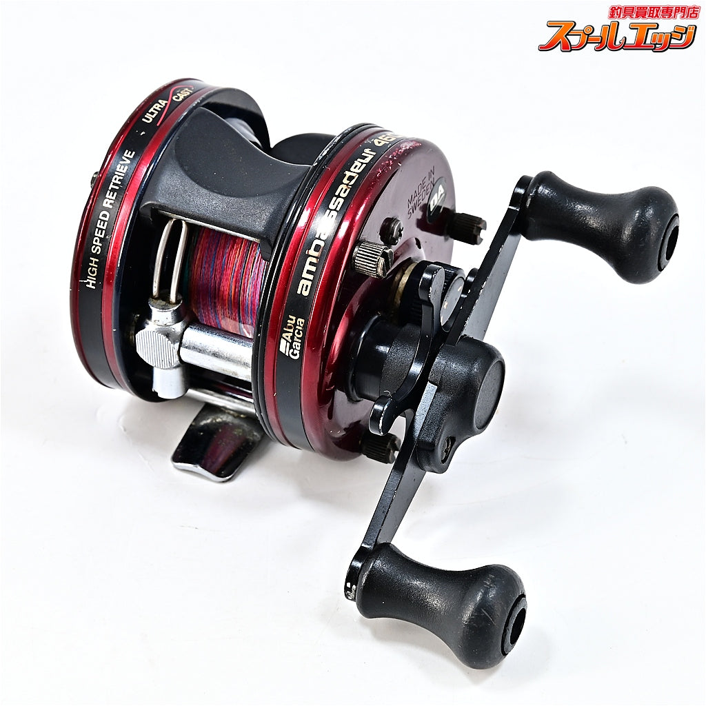 【アブガルシア】 アンバサダー 4601 C3 FN.020003 OAシールあり バーガンディ Abu Garcia Ambassadeur