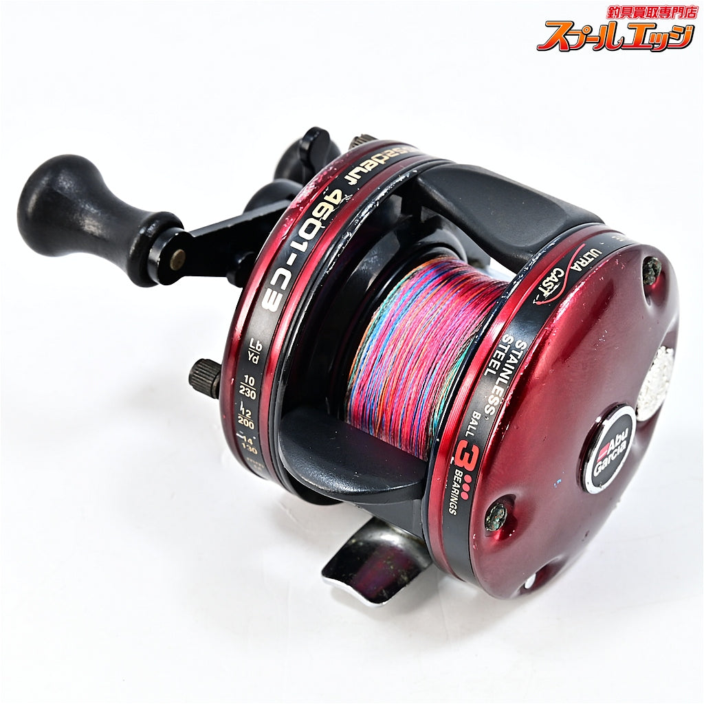 【アブガルシア】 アンバサダー 4601 C3 FN.020003 OAシールあり バーガンディ Abu Garcia Ambassadeur
