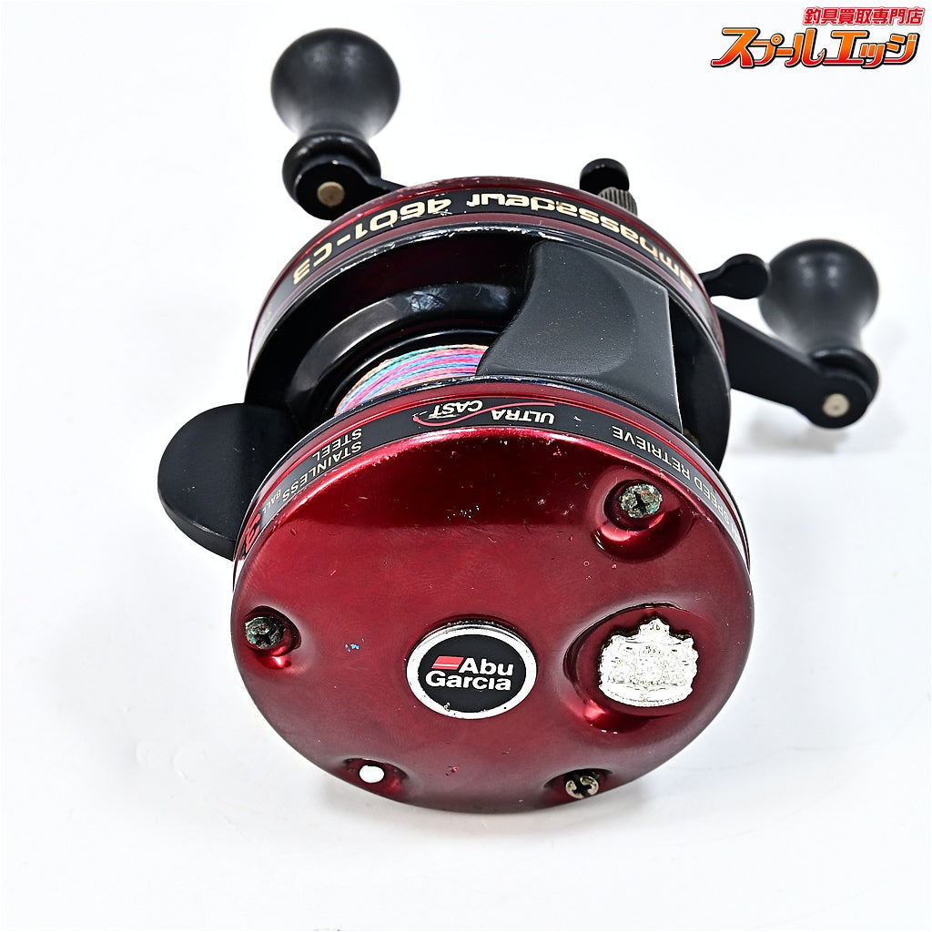 【アブガルシア】 アンバサダー 4601 C3 FN.020003 OAシールあり バーガンディ Abu Garcia Ambassadeur