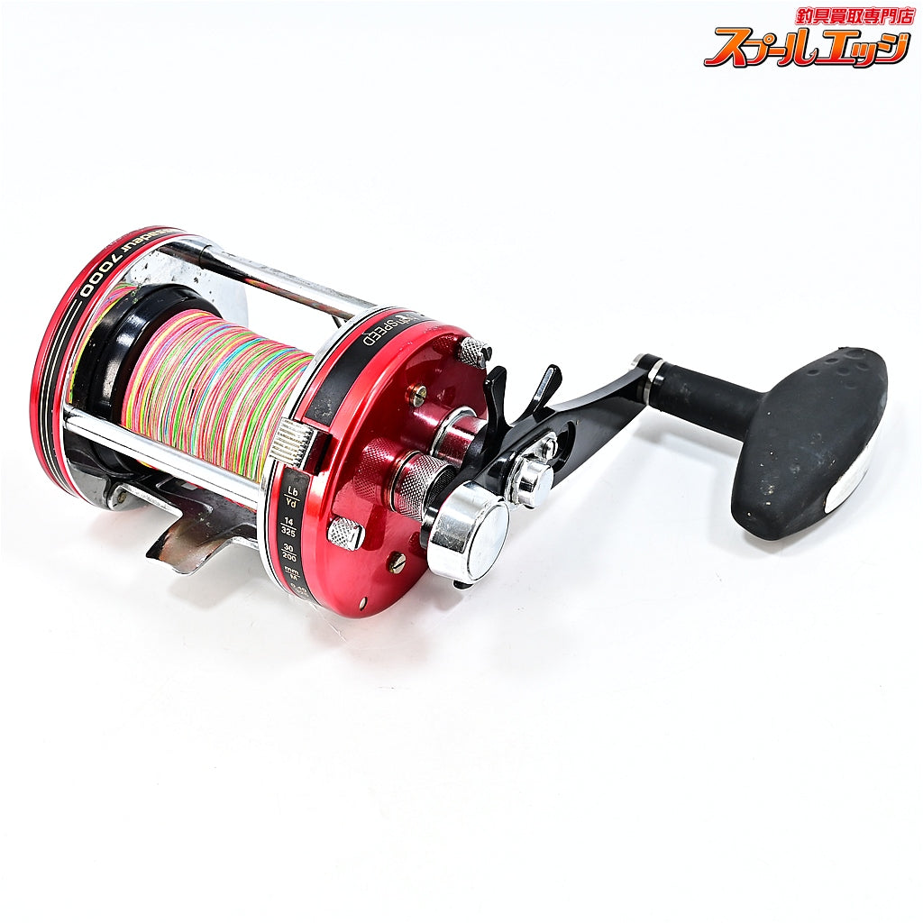 【アブガルシア】 アンバサダー 7000 エルゴパワーハンドル装着 FN.910505 バーガンディ Abu Garcia Ambassadeur