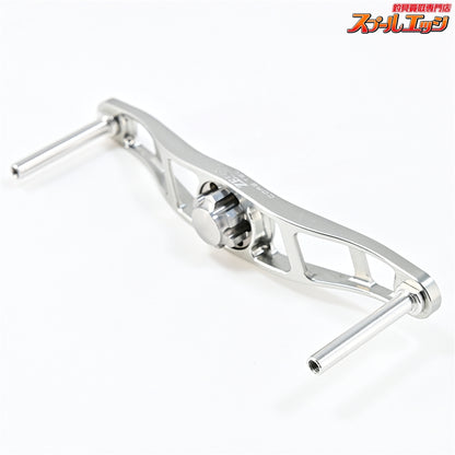 【ZPI】 ゼロス マシンカットハンドル 92mm シルバー/シルバー シマノ右用 ノブ無モデル ZPI ZELOS