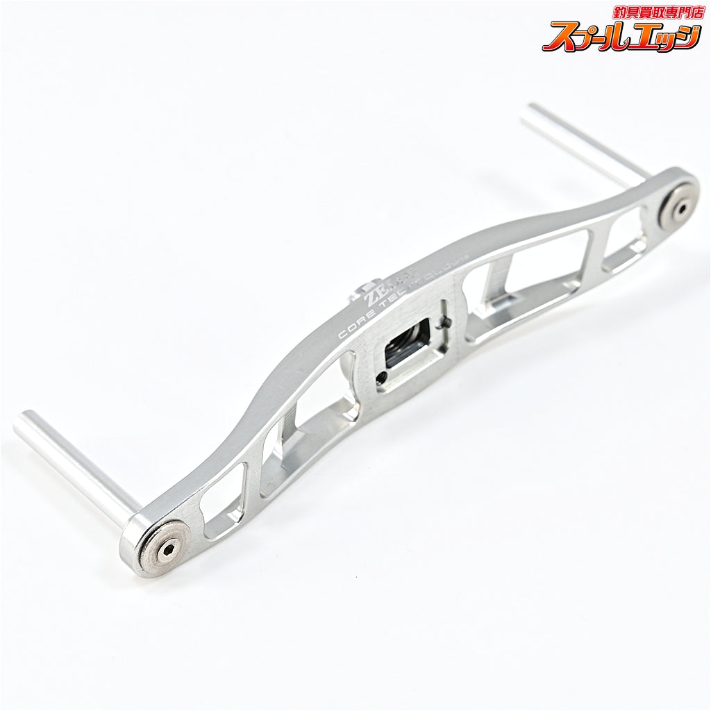 【ZPI】 ゼロス マシンカットハンドル 92mm シルバー/シルバー シマノ右用 ノブ無モデル ZPI ZELOS