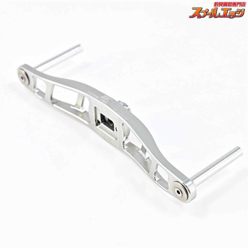 【ZPI】 ゼロス マシンカットハンドル 92mm シルバー/シルバー シマノ右用 ノブ無モデル ZPI ZELOS