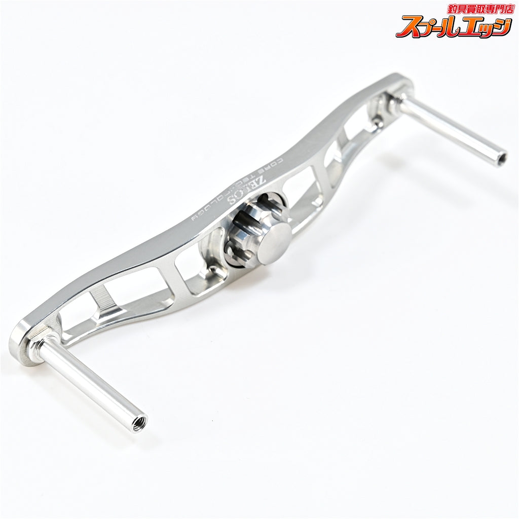 【ZPI】 ゼロス マシンカットハンドル 92mm シルバー/シルバー シマノ右用 ノブ無モデル ZPI ZELOS