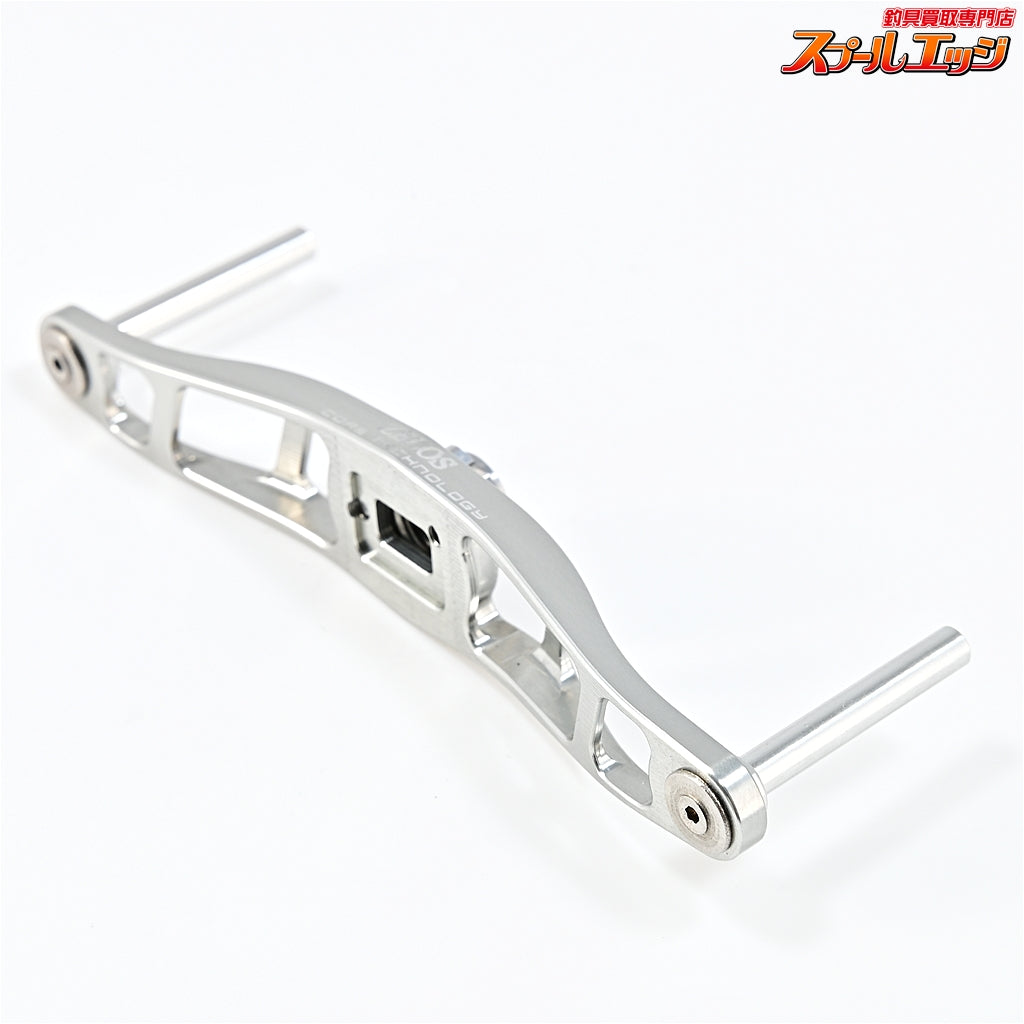 【ZPI】 ゼロス マシンカットハンドル 92mm シルバー/シルバー シマノ右用 ノブ無モデル ZPI ZELOS