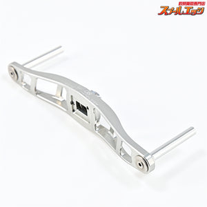 【ZPI】 ゼロス マシンカットハンドル 92mm シルバー/シルバー シマノ右用 ノブ無モデル ZPI ZELOS