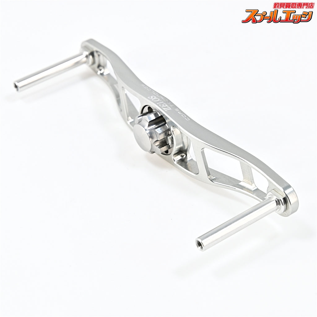【ZPI】 ゼロス マシンカットハンドル 92mm シルバー/シルバー シマノ右用 ノブ無モデル ZPI ZELOS