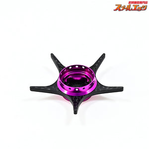【KTF】 IXA 軽量オフセット カーボンスタードラグ スクエアナットタイプ パープル ダイワ用 オシレーティングポスト/ゼロアジャスター/アルミHEXビス付
