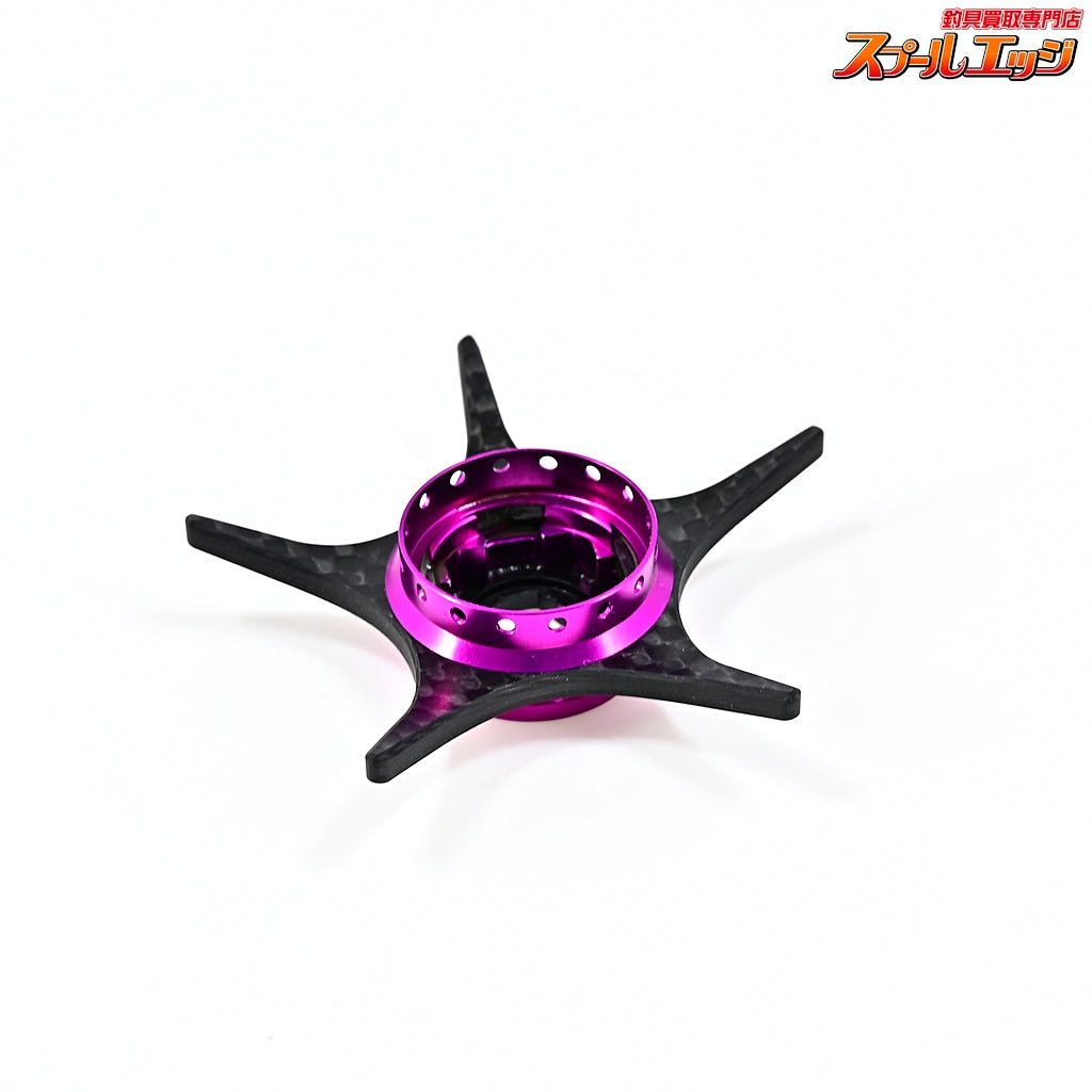 【KTF】 IXA 軽量オフセット カーボンスタードラグ スクエアナットタイプ パープル ダイワ用 オシレーティングポスト/ゼロアジャスター/アルミHEXビス付