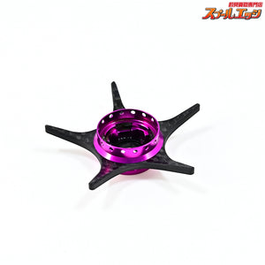 【KTF】 IXA 軽量オフセット カーボンスタードラグ スクエアナットタイプ パープル ダイワ用 オシレーティングポスト/ゼロアジャスター/アルミHEXビス付
