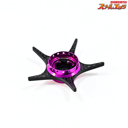 【KTF】 IXA 軽量オフセット カーボンスタードラグ スクエアナットタイプ パープル ダイワ用 オシレーティングポスト/ゼロアジャスター/アルミHEXビス付