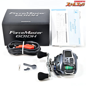 【シマノ】 23フォースマスター 601DH 使用距離0km 使用0時間 未使用PEライン2号300m装着 SHIMANO FORCE MASTER