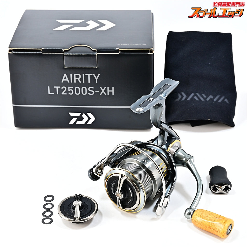 【ダイワ】 23エアリティ LT 2500S-XH SLPW RCS Iシェイプコルクノブクリア&SLPWクイックドラグノブ装着 DAIWA AIRITY