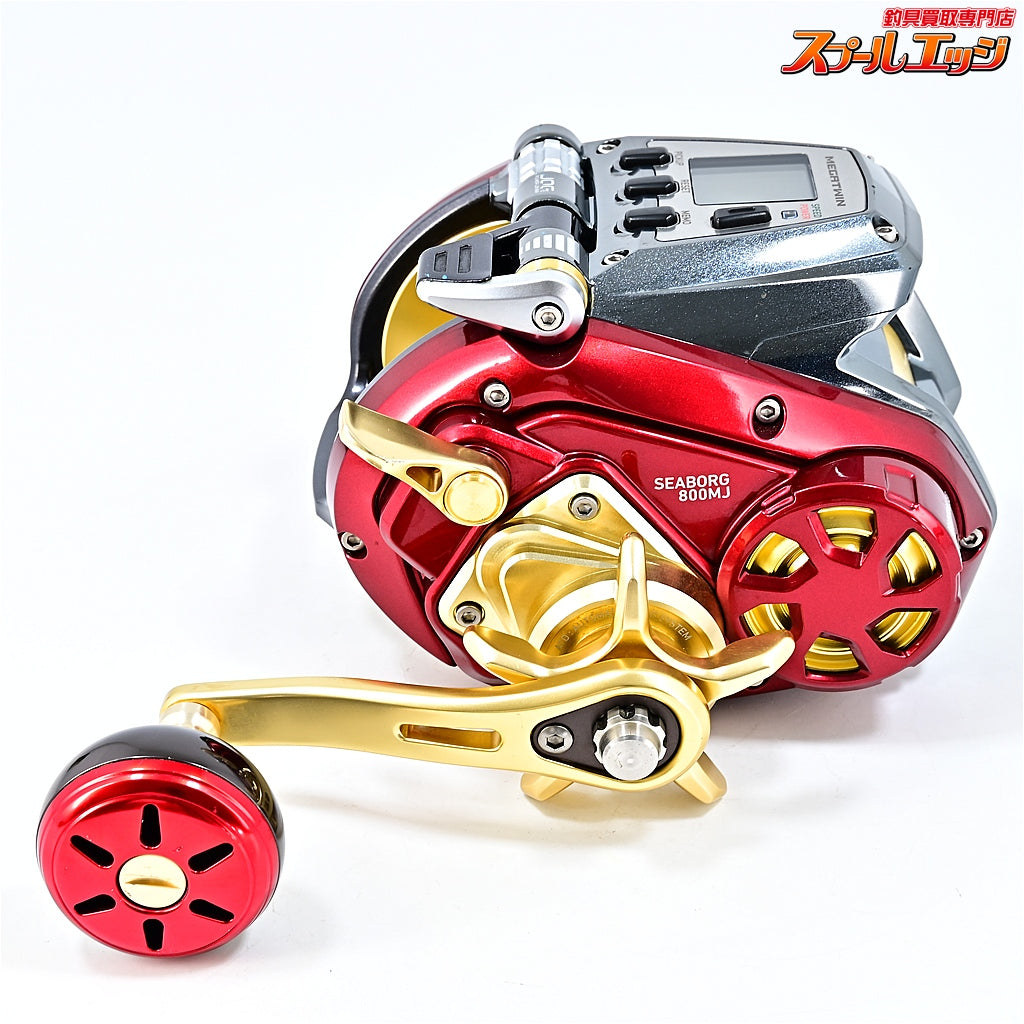 【ダイワ】 17シーボーグ 800MJ 使用距離32.6km 使用107時間 DAIWA SEABORG