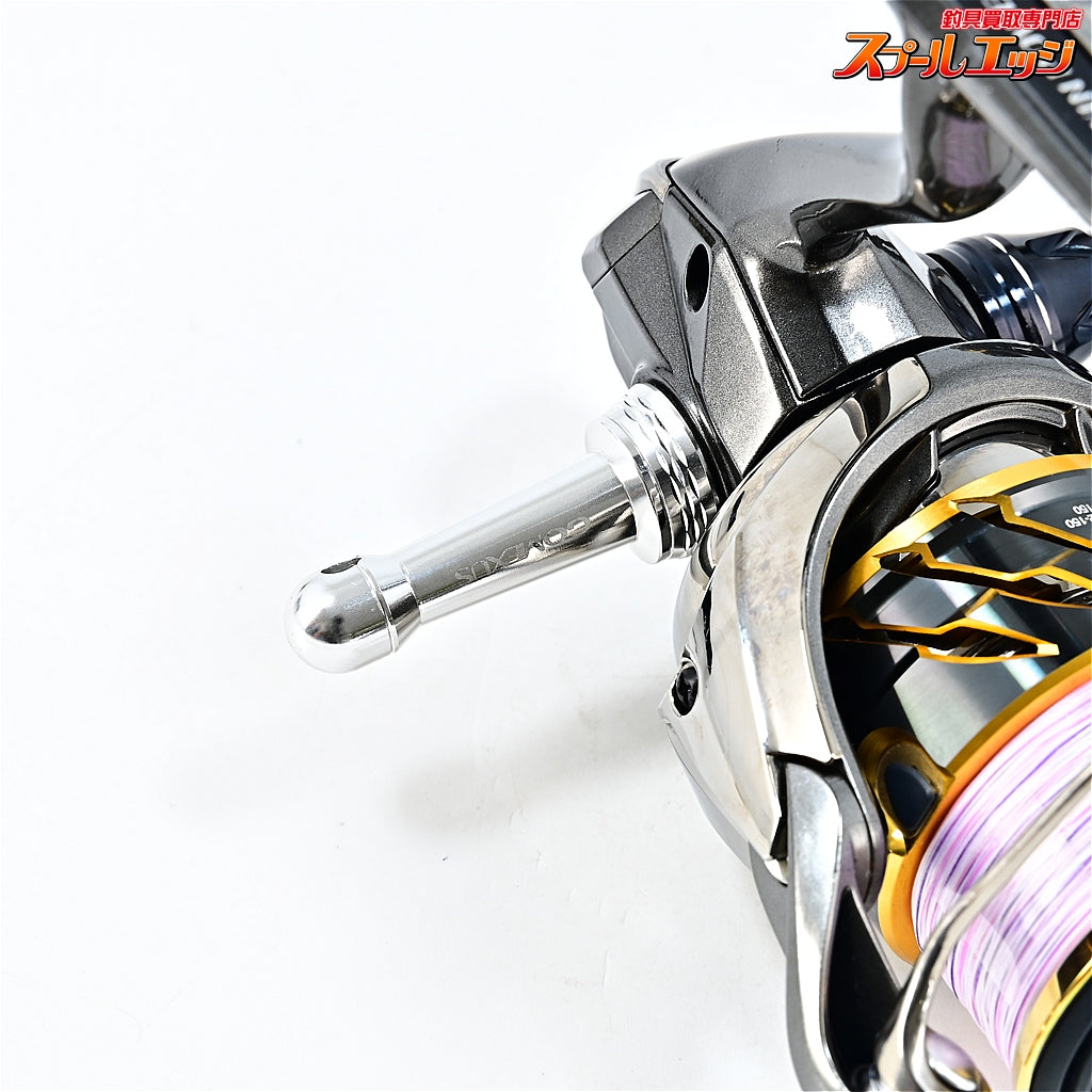 【シマノ】 20ツインパワー C3000MHG ゴメクサス100mmカーボンハンドル&リールスタンド装着 SHIMANO TWIN POWER