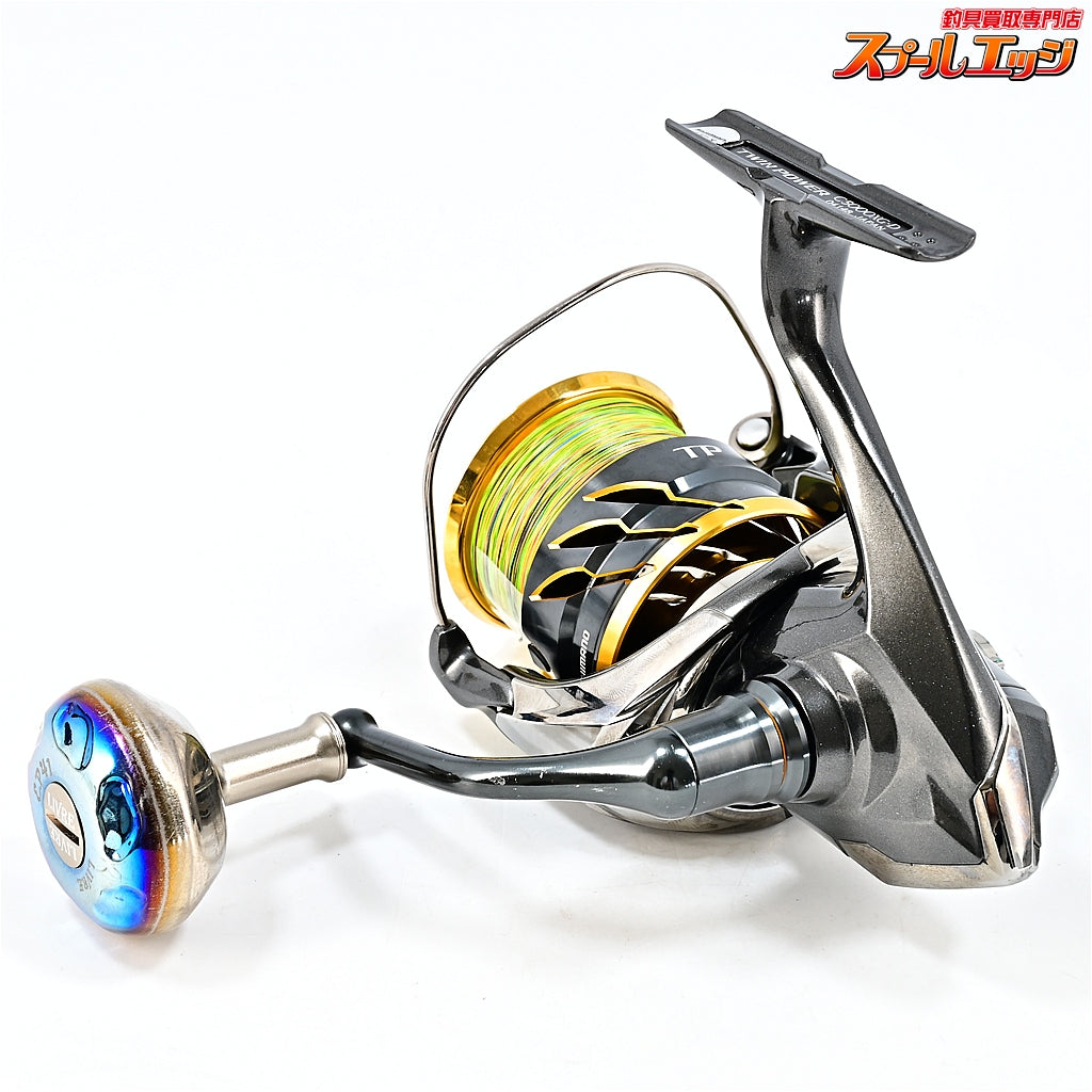 【シマノ】 20ツインパワー C5000XG リブレ EP41ファイヤー&チタンノブ装着 SHIMANO TWIN POWER