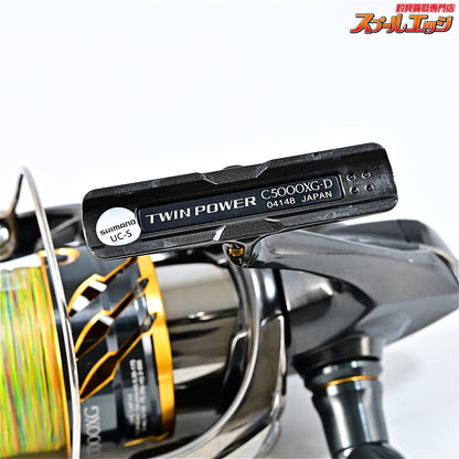 【シマノ】 20ツインパワー C5000XG リブレ EP41ファイヤー&チタンノブ装着 SHIMANO TWIN POWER