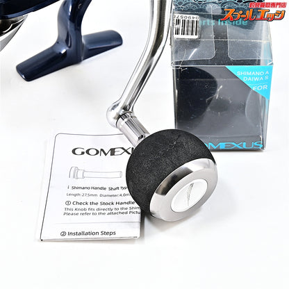 【シマノ】 21ツインパワー SW14000XG ゴメクサス41mmカスタムハンドルノブ装着 リールケース付 SHIMANO TWIN POWER