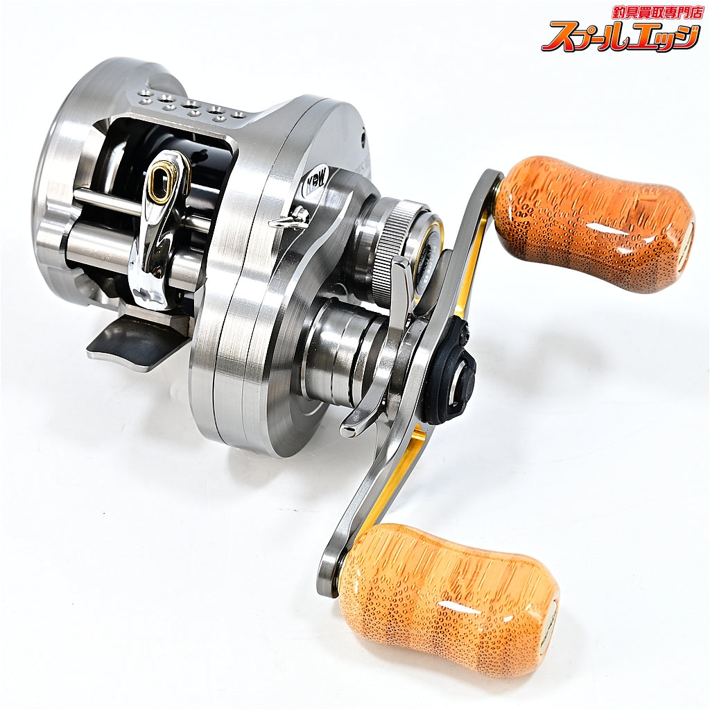【シマノ】 23カルカッタコンクエスト BFS XG 夢屋バンブーハンドルノブパドル型&KDWチタン64ビス&ジーニアスプロジェクトフックキーパー BHK装着 SHIMANO CALCUTTA CONQUEST