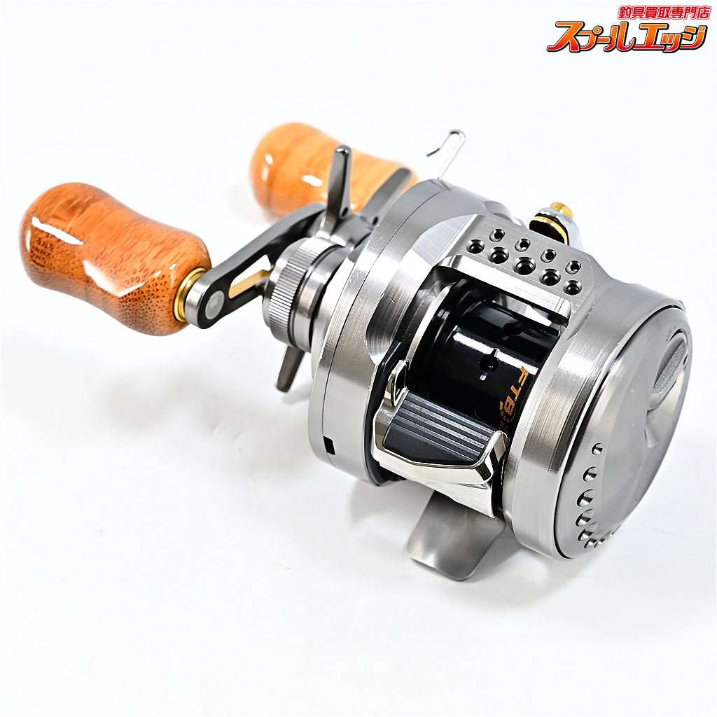 【シマノ】 23カルカッタコンクエスト BFS XG 夢屋バンブーハンドルノブパドル型&KDWチタン64ビス&ジーニアスプロジェクトフックキーパー BHK装着 SHIMANO CALCUTTA CONQUEST