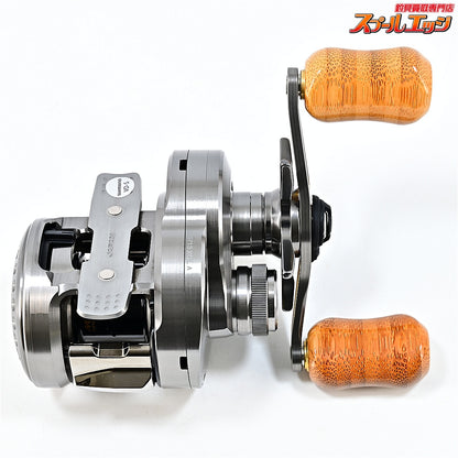 【シマノ】 23カルカッタコンクエスト BFS XG 夢屋バンブーハンドルノブパドル型&KDWチタン64ビス&ジーニアスプロジェクトフックキーパー BHK装着 SHIMANO CALCUTTA CONQUEST