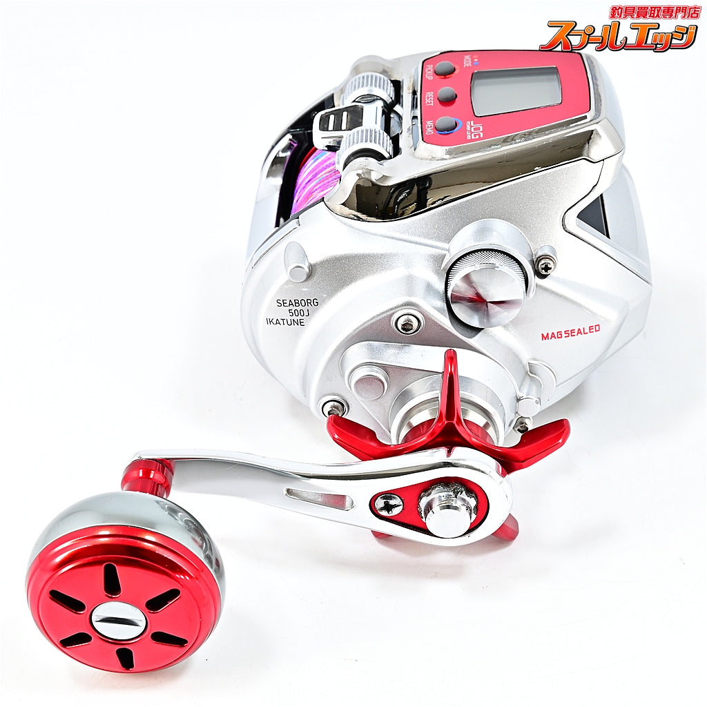 【ダイワ】 15シーボーグ 500J イカチューン 使用距離207.3km 使用367時間 DAIWA SEABORG IKA-TUNE
